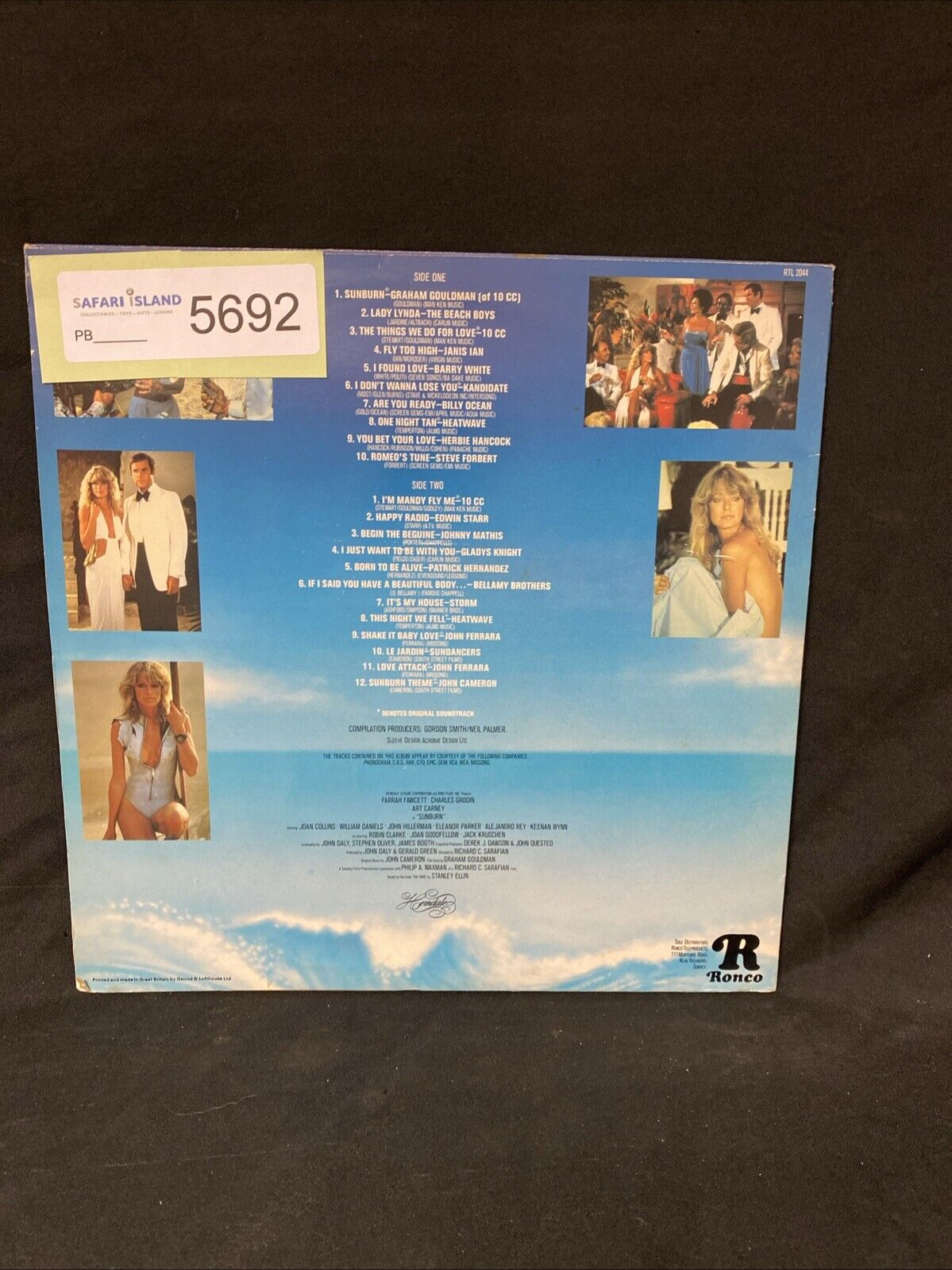 VINYL RECORD - Sunburn - Film soundtrack 22 Disco Hits 1980 - (5692)