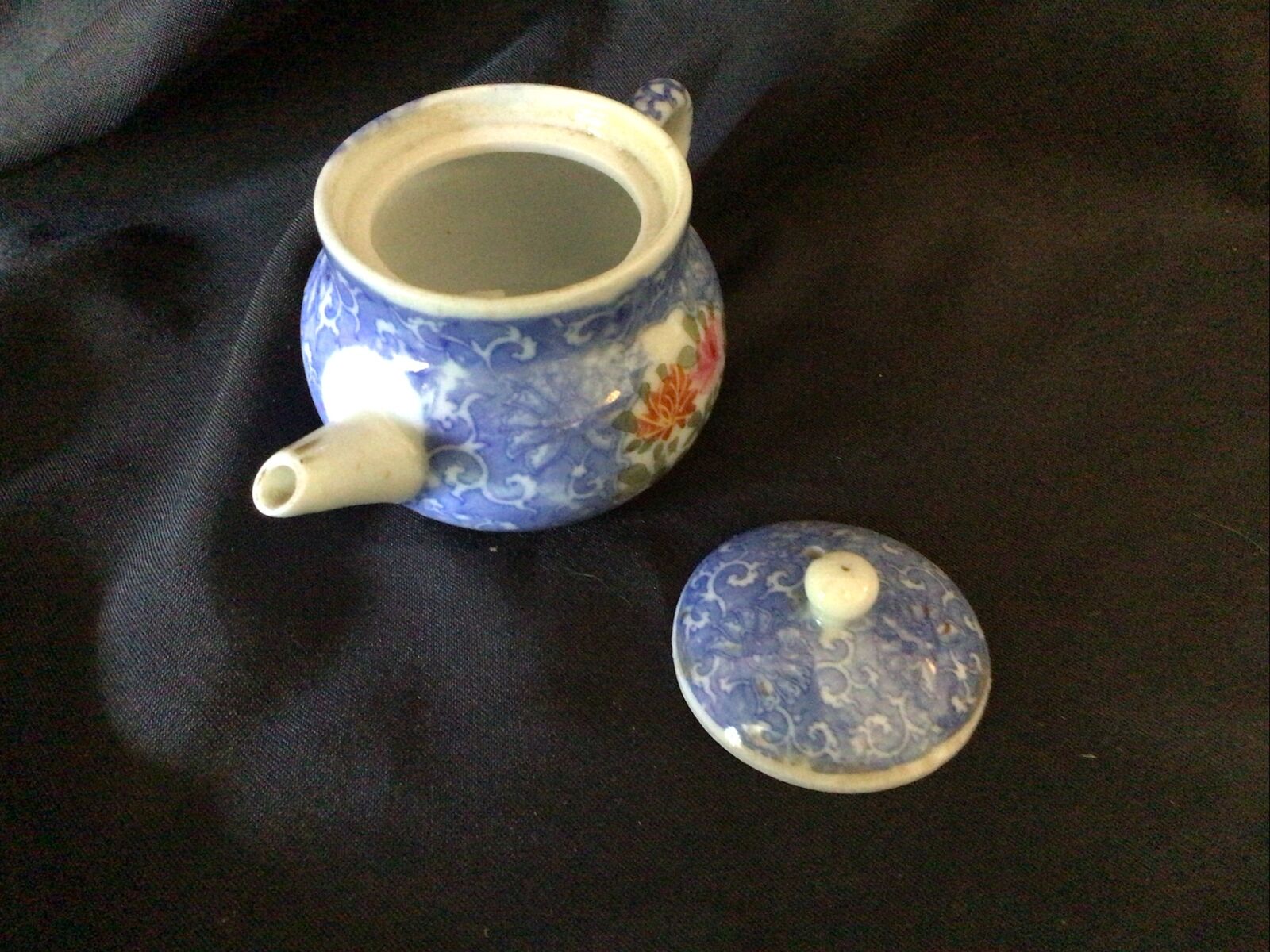 Teapot Collectors Small Ceramic Vintage 7cm Japanese Style - (8378)