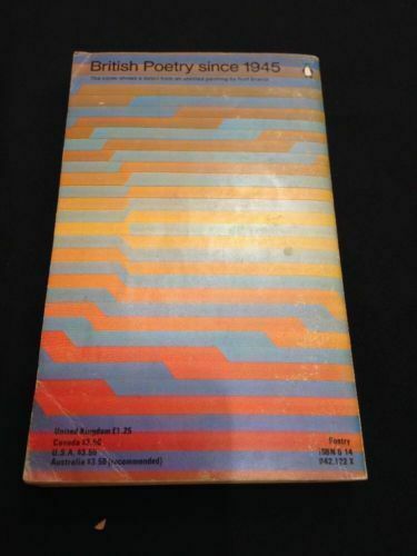 BOOK - British Poetry Since 1945 - Paperback - Penguin - 1978  - Used (1127)