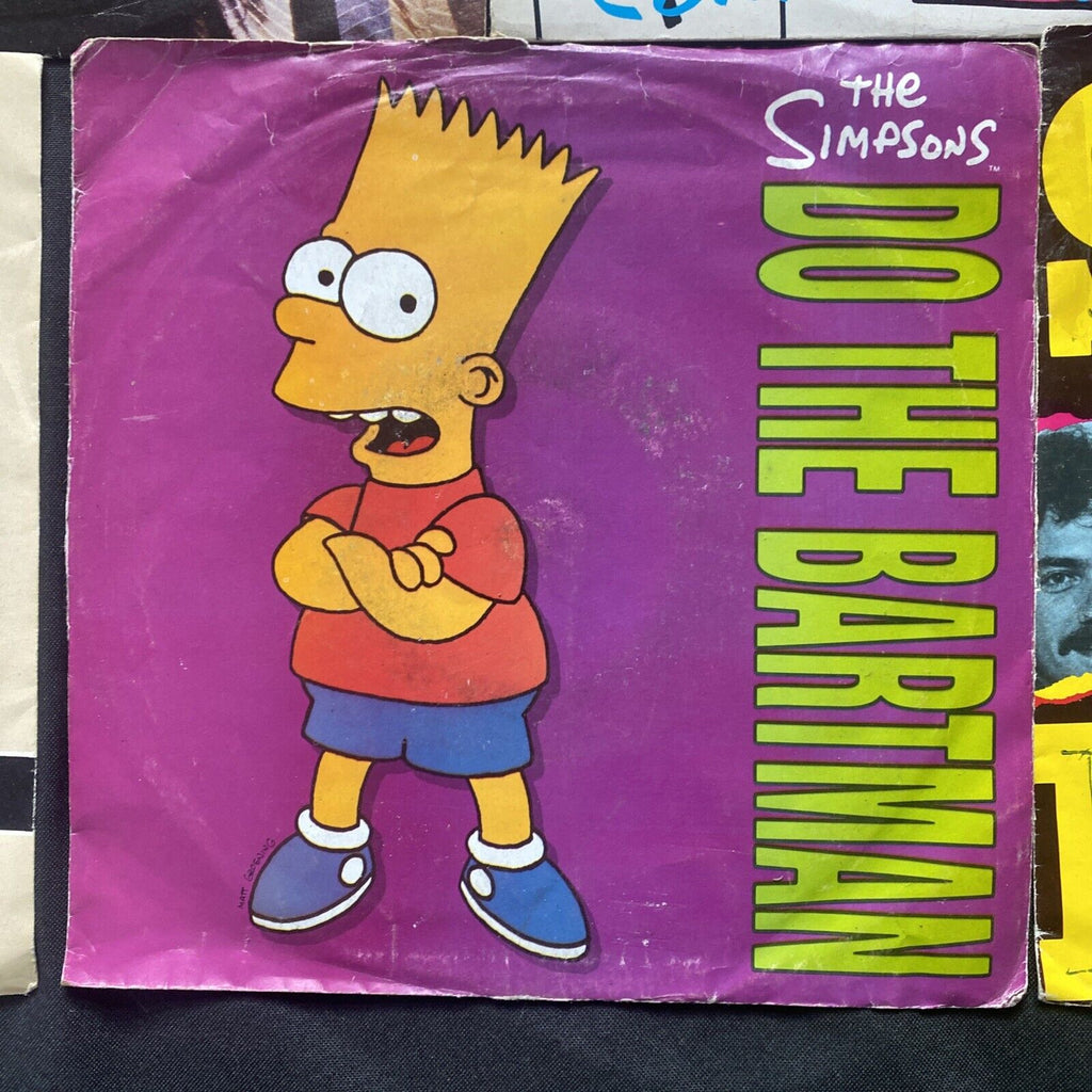 Vinyl Records 7" Singles 5 x 1980's Spandau Ballet, The Simpsons Etc -9453