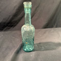 Antique Glass Bottle Gartons with glass stopper 1800's 20cm tall - (2014)