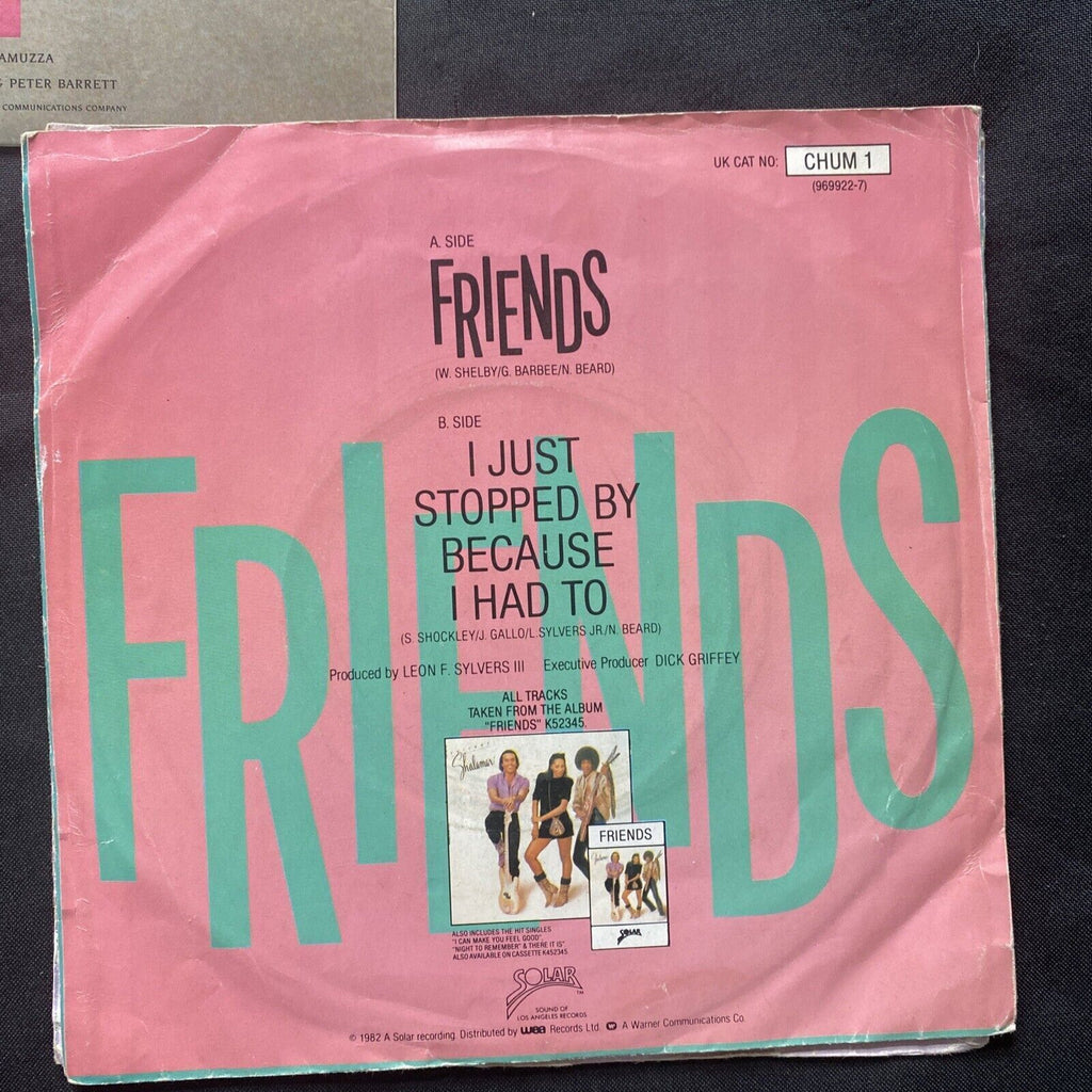 Vinyl Records 7" Singles 5 x 1980's Simply Red, Shalamar, Sister Sledge -9454