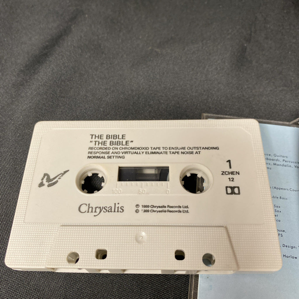 The Bible "THE BIBLE"  Pop Music Cassette Tape 1989 - (1392)