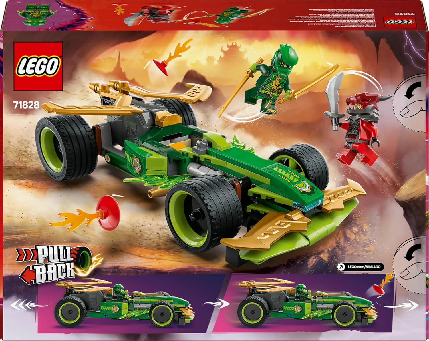 LEGO Ninjago - Lloyd's Pull Back Race Car - 71828