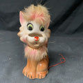 Davar Kitsch Kitty Cat Sew Caddy Scissor Holder Tape measure Japan -(1452)