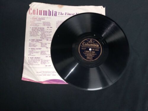 Columbia 78 RPM 10" Record Frank Sinatra Nancy & A Friend of Yours - (6973)
