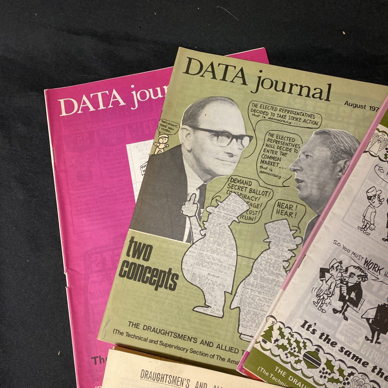 Draughtsmen's & Allied Technicians' Association Data Journals x 5 1970 - (5420)