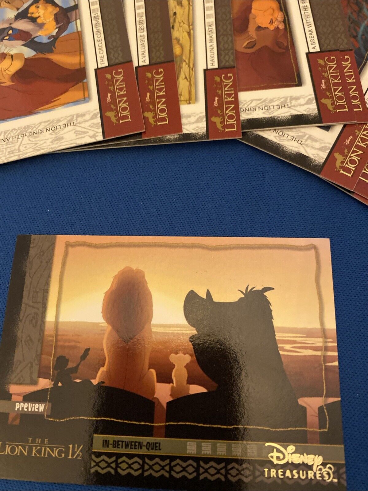 Upper Deck 2003 Disney Treasures Lion King Near Set x9 Trading Cards (5761