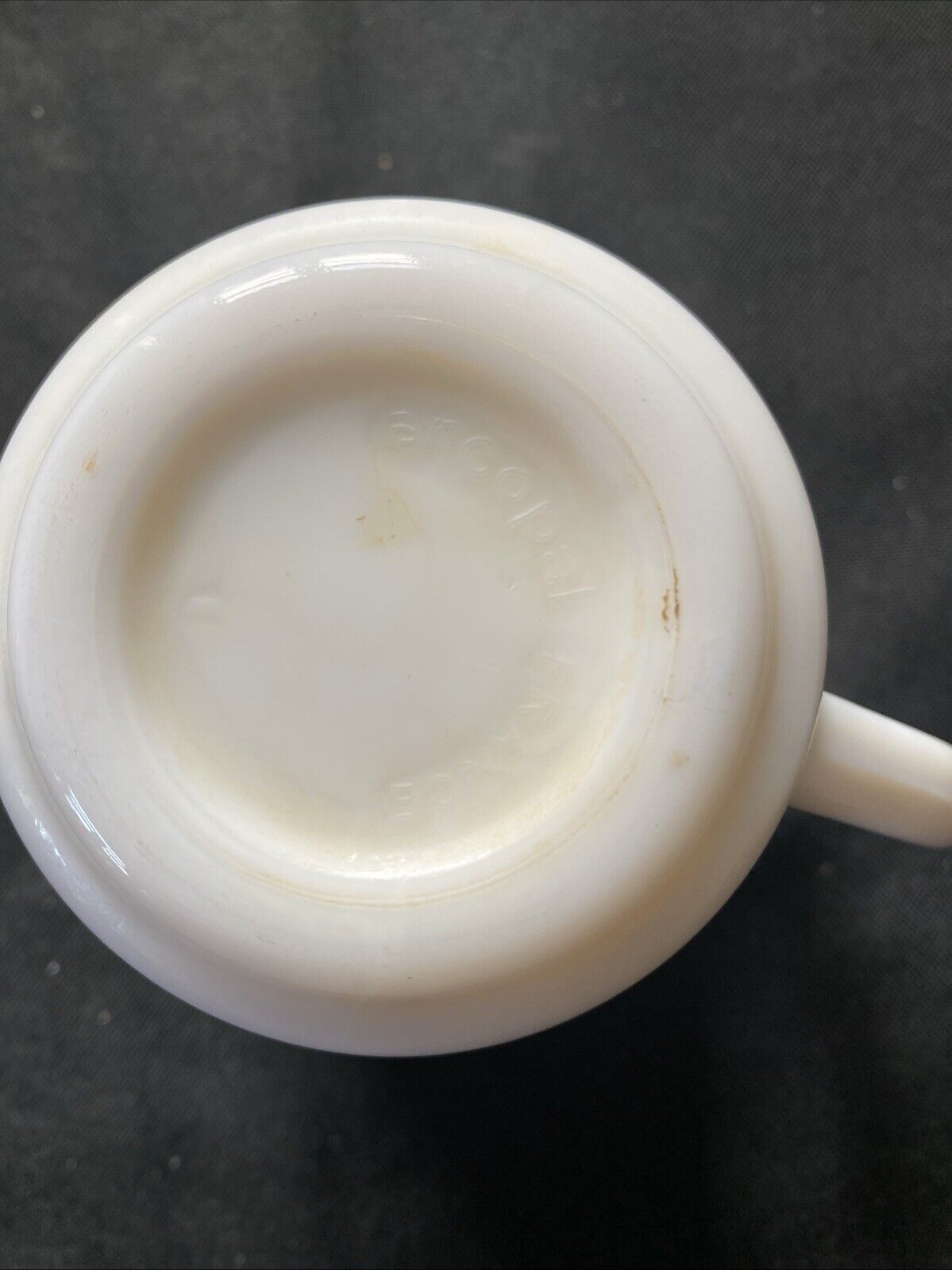 Royal Wedding Prince Charles & Lady Diana 1981 Milk Glass Mug by Arcopal (5875)