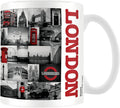 MUG Boxed Ceramic - LONDON Red Collage