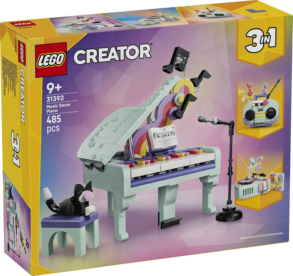 LEGO Creator 3 in 1 - Music Décor Piano with Cat - 31392