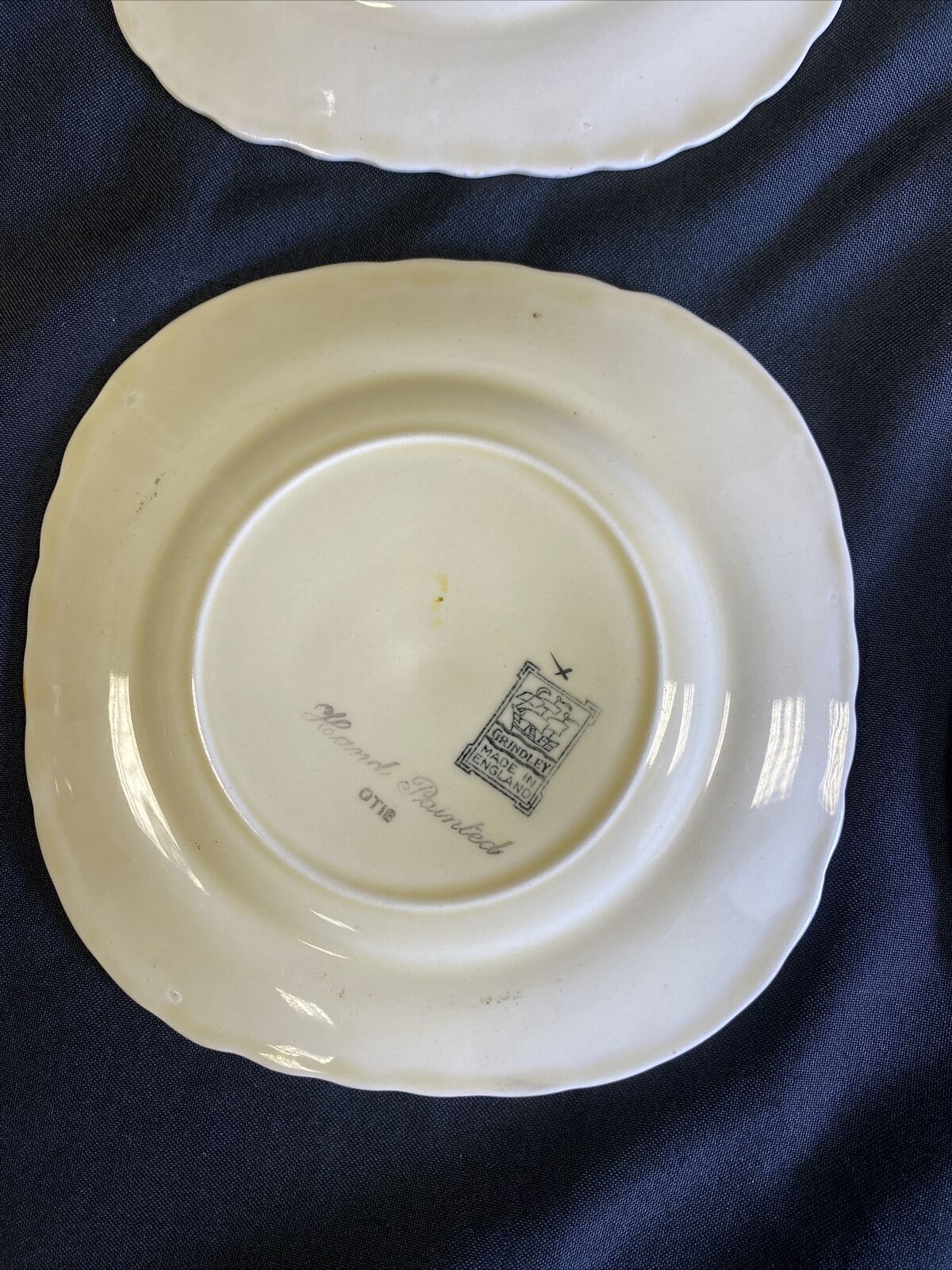 Grindley 15cm Tea Plates x 4 Art Deco design Otis - Excellent condition - (7565)
