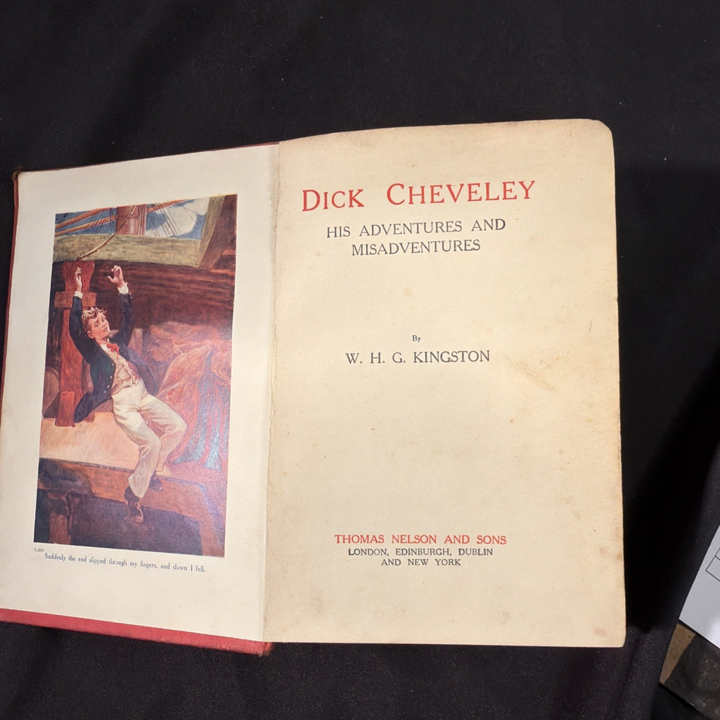 Antique Book 1914, Dick Cheveley Adventures by W.H.G. Kingston - (1976)