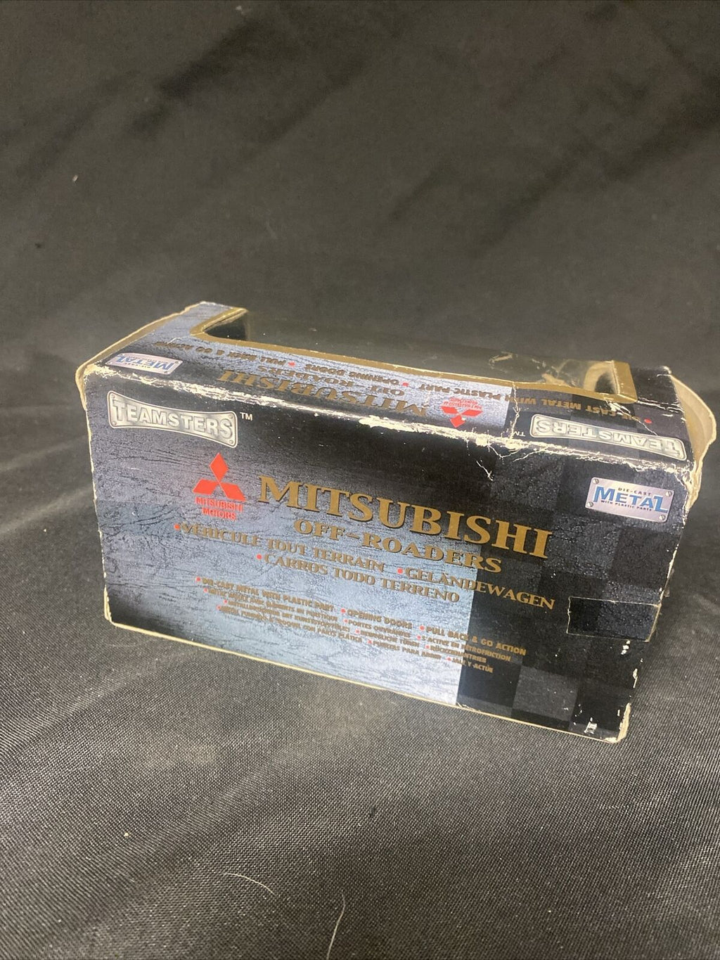 Vintage Halsall Die Cast Pull Back Mitsubishi Off-Roader Boxed - (5136)
