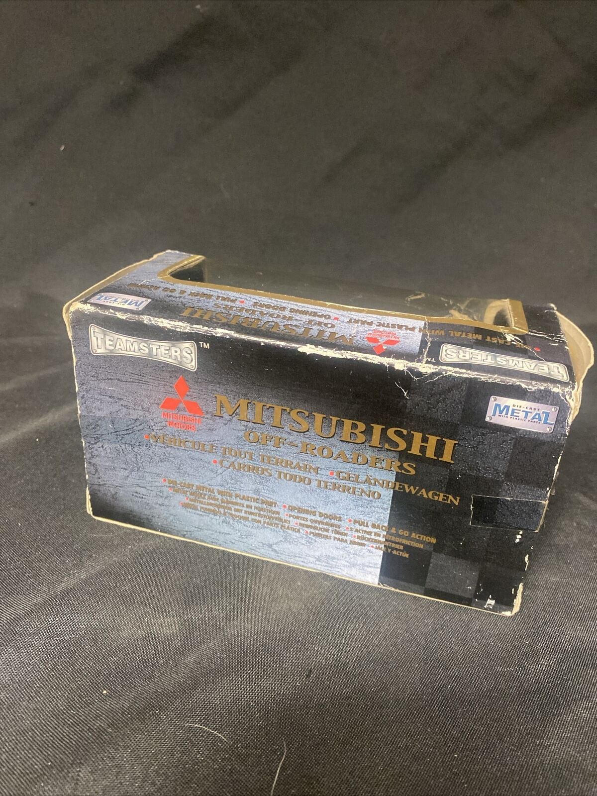 Vintage Halsall Die Cast Pull Back Mitsubishi Off-Roader Boxed - (5136)
