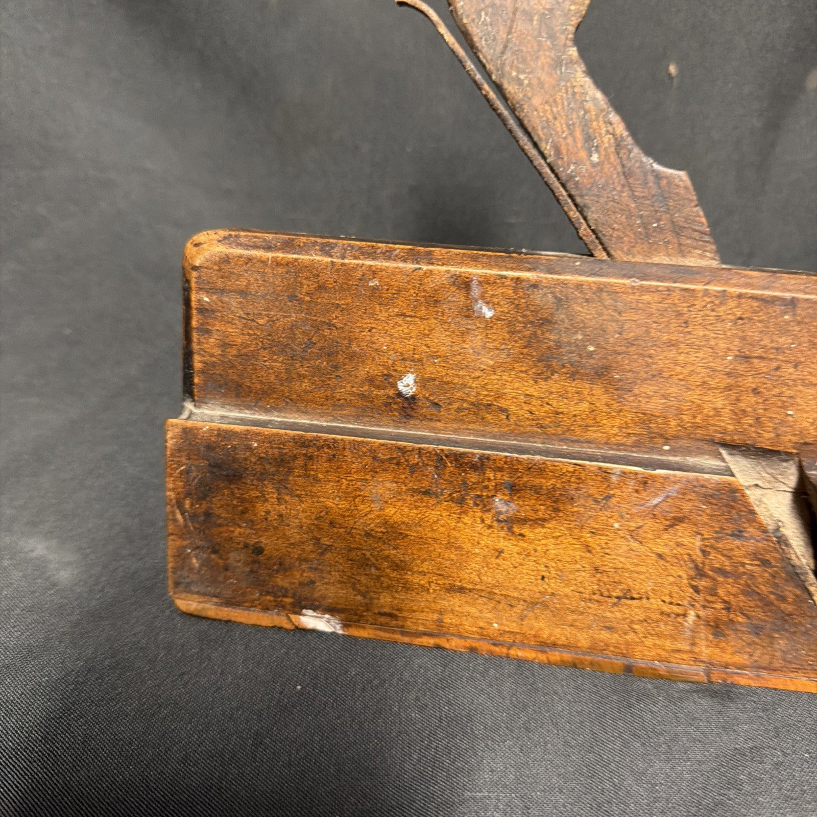 Antique British Wooden Moulding Plane 9.5" John Marsden - (1854)