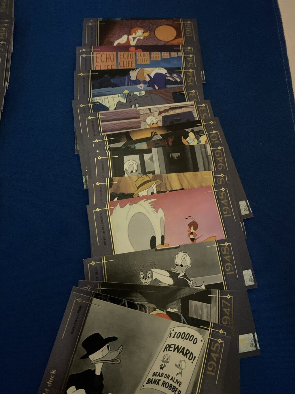 Upper Deck 2003 Disney Treasures Donald Duck filmography x37 Trading Cards (5755