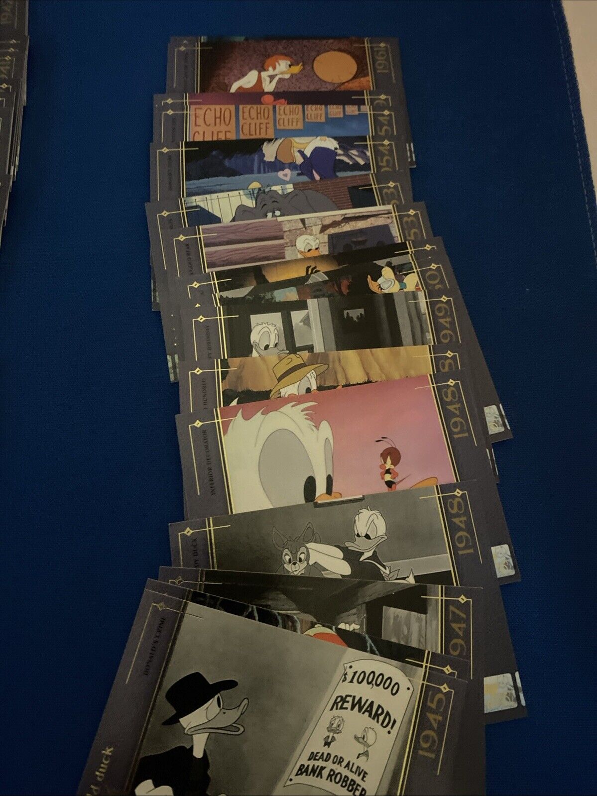 Upper Deck 2003 Disney Treasures Donald Duck filmography x37 Trading Cards (5755