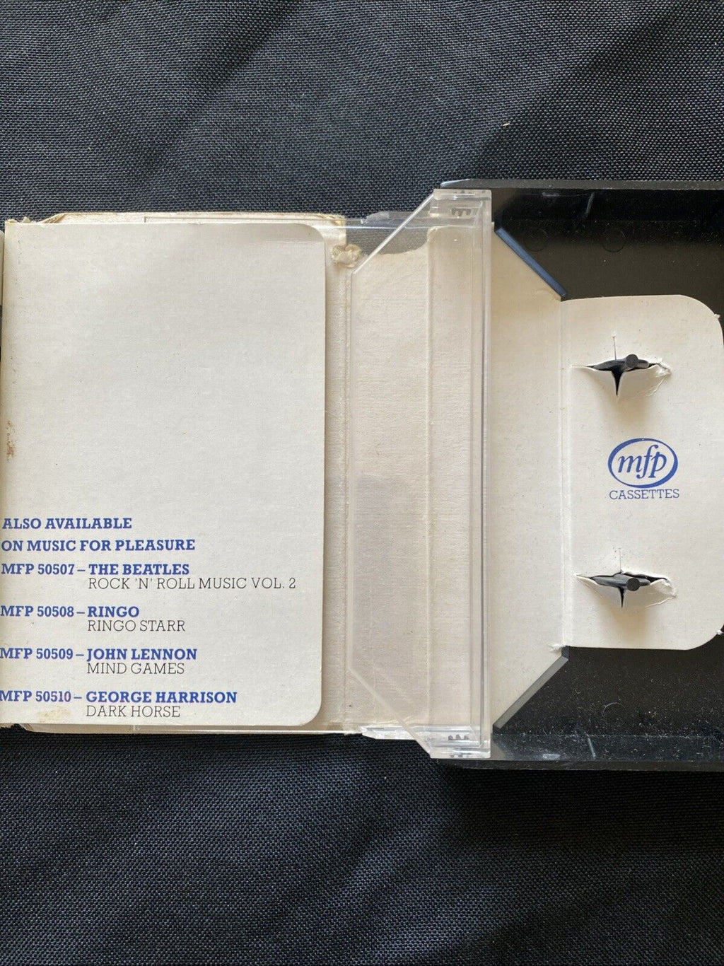 The Beatles Rock N Roll Music Vol 1 Card Case Cassette Tape 1979 - (5909)