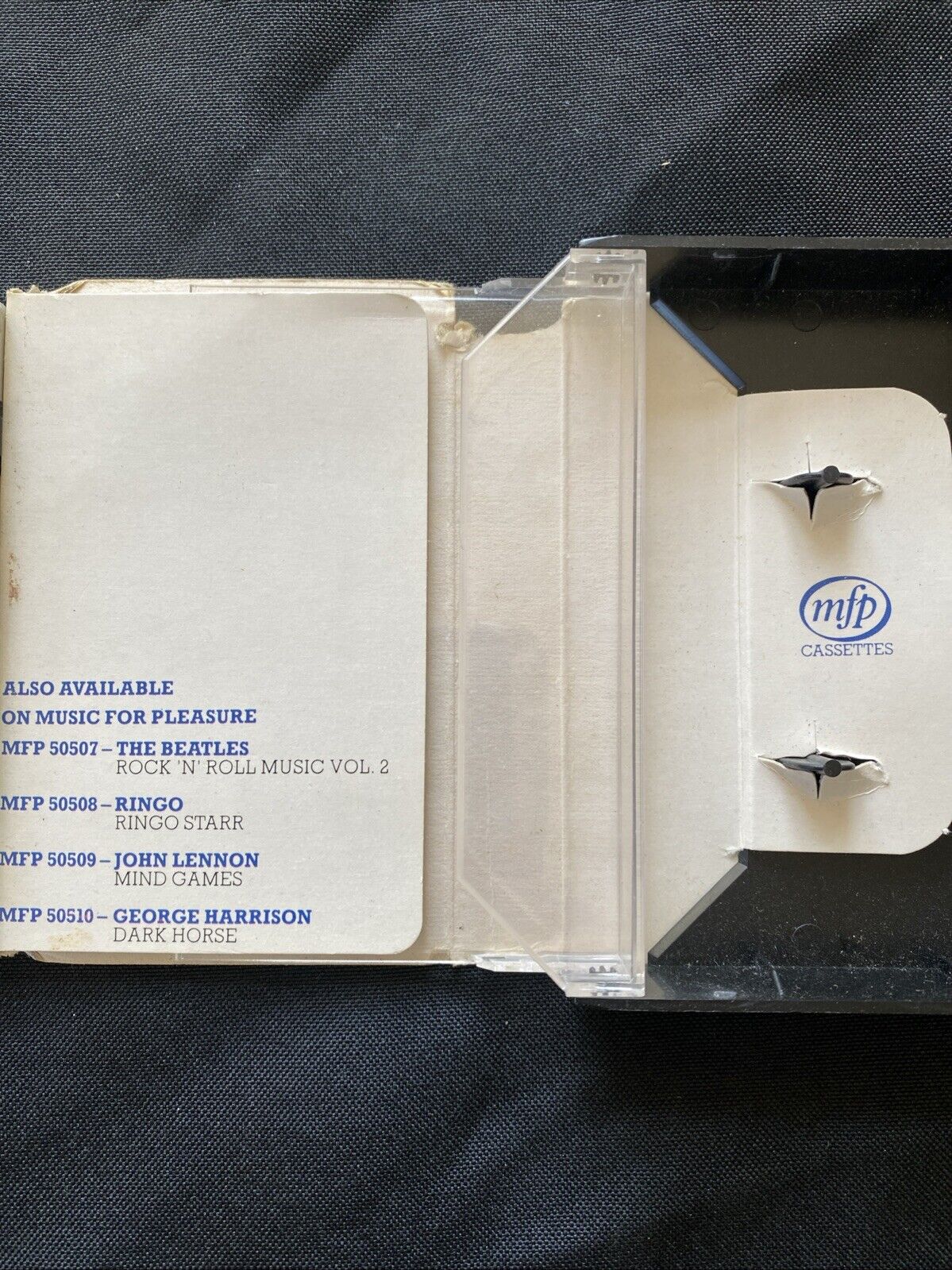 The Beatles Rock N Roll Music Vol 1 Card Case Cassette Tape 1979 - (5909)