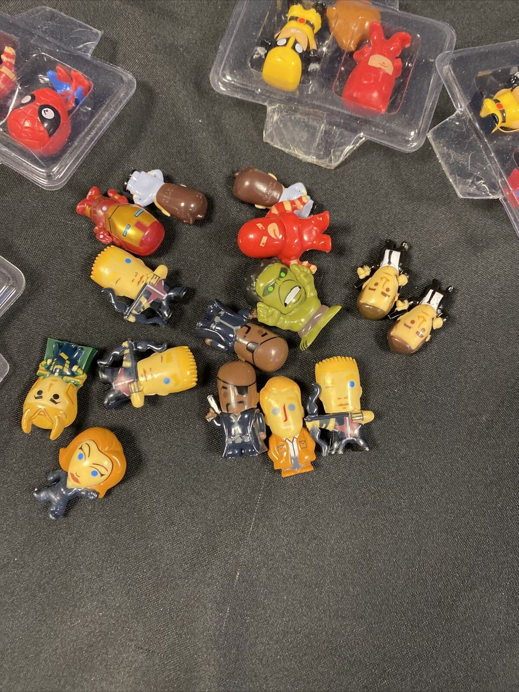 Marvel Avengers Subs Chibs Figures x24 - 1.5" collectors figures date 2012 (7272