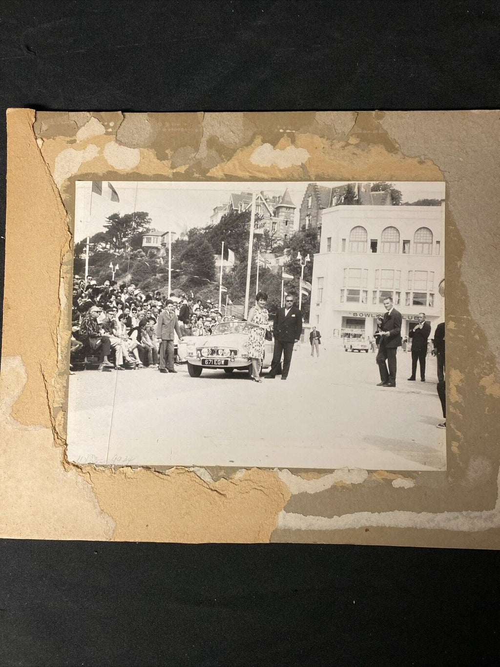 1960's Motor Sport Racing Europe Original Photograph 24 x 18cm Monaco? - (5417)