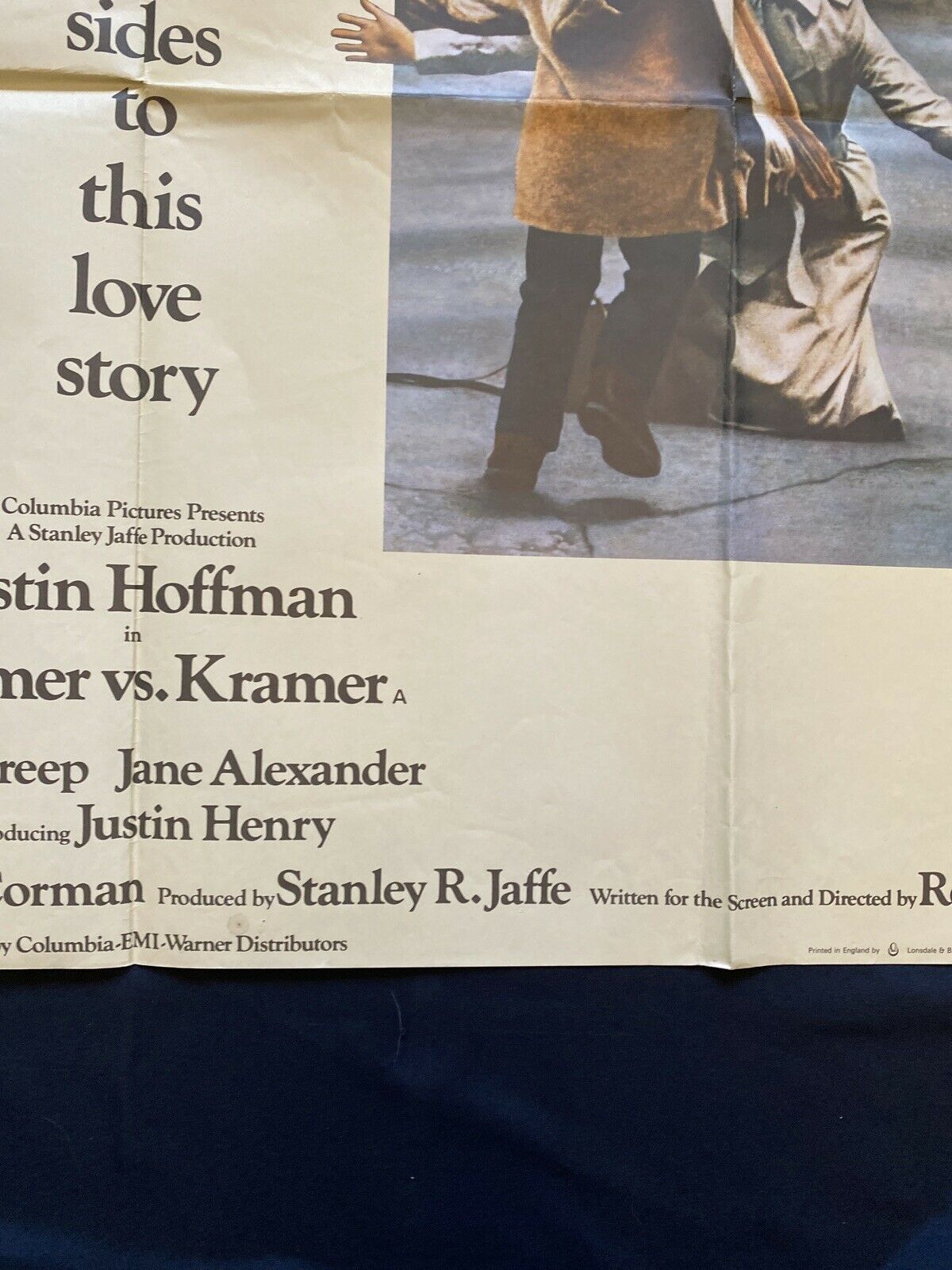 ORIGINAL UK QUAD POSTER - Kramer v Kramer - 1979 30" x 40" - (6565)