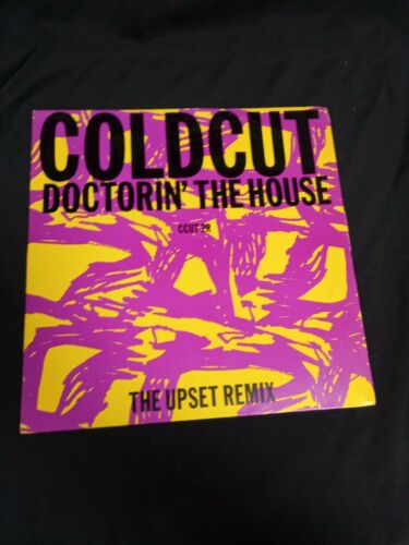 VINYL RECORD - Coldcut The Upset Mix DOCTORIN' THE HOUSE 12" - (6958)