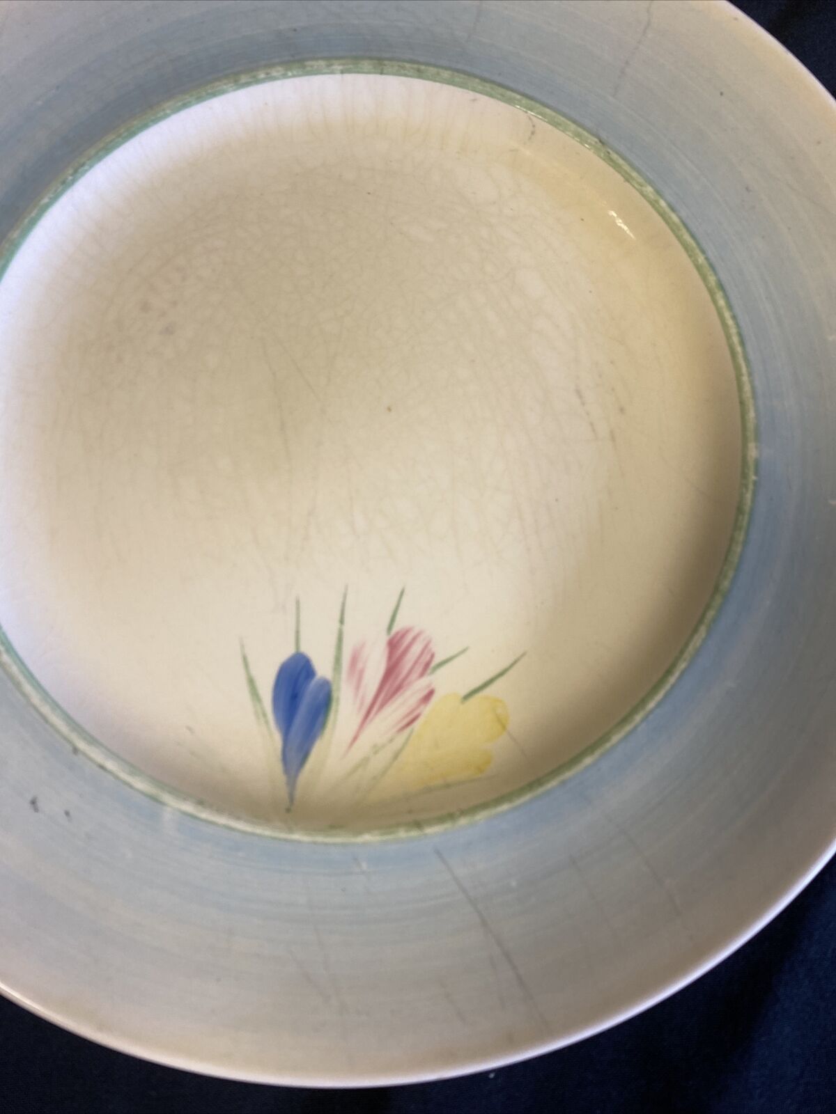 Clarice Claiff Crocus Design Newport Pottery - Plate x 1 x25cm - (7660)