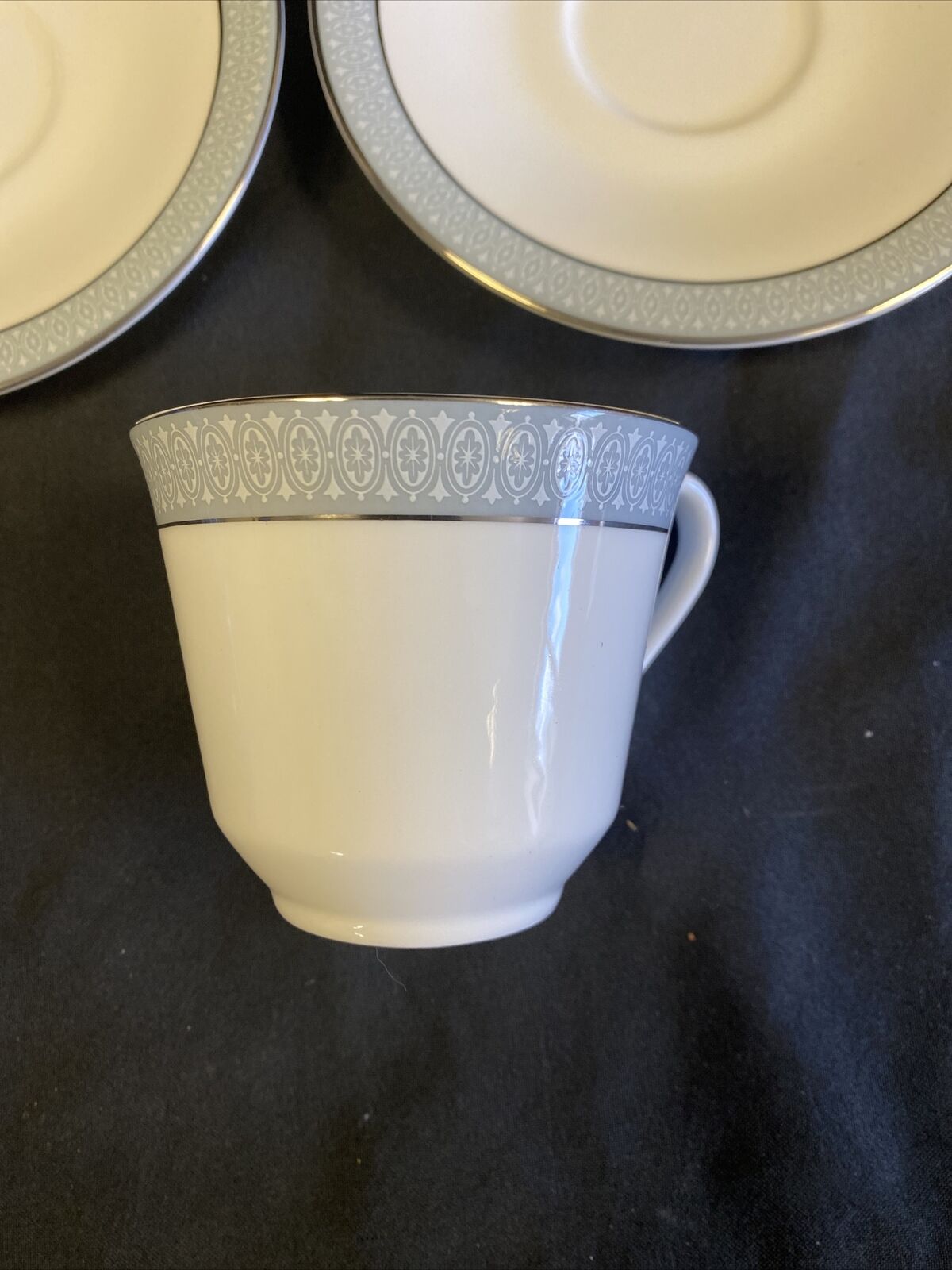 Royal Doulton ETUDE H5003  Two saucers and One Tea cup Nice condition - (7652)