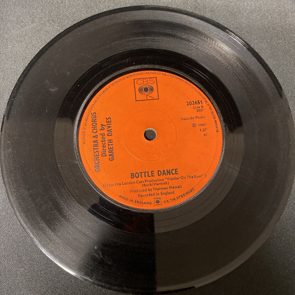 VINYL RECORD - TOPOL If I were a rich man / Bottle Dance 7" Single (1436)