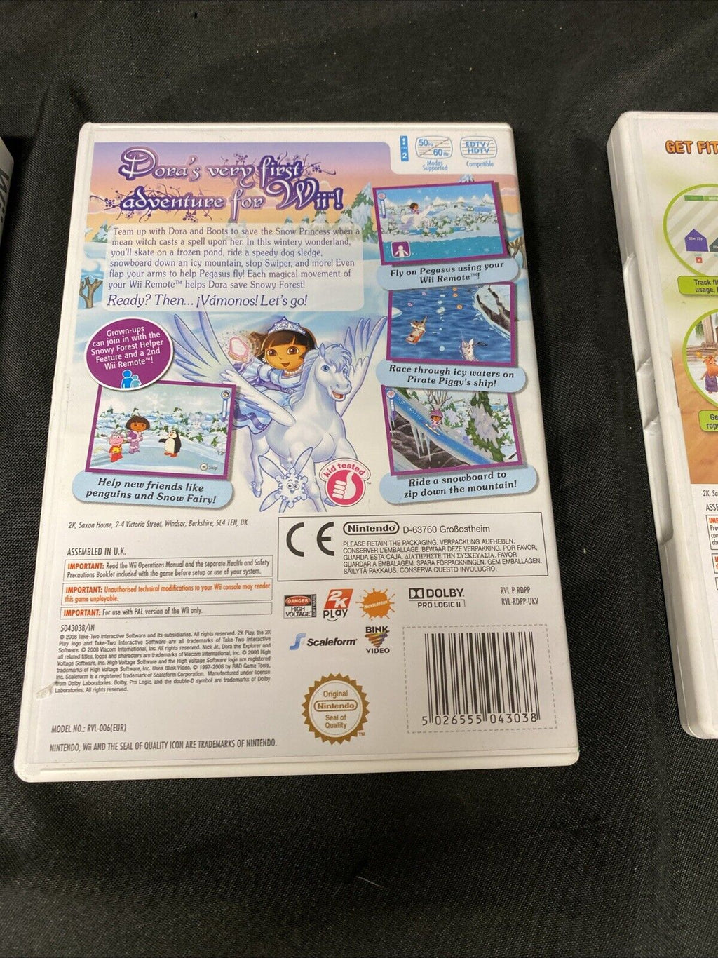 Nintendo WII Bundle 3 Games Inc Disney Tangled and more - (5561)