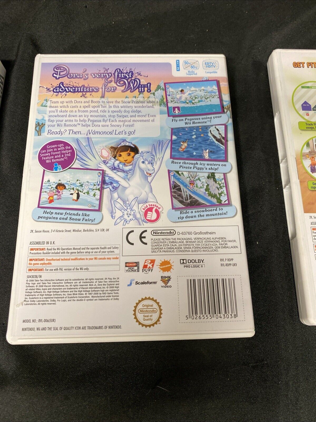 Nintendo WII Bundle 3 Games Inc Disney Tangled and more - (5561)