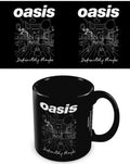 MUG Boxed Ceramic - MUSIC - Oasis, Definitely Maybe, Black Mug