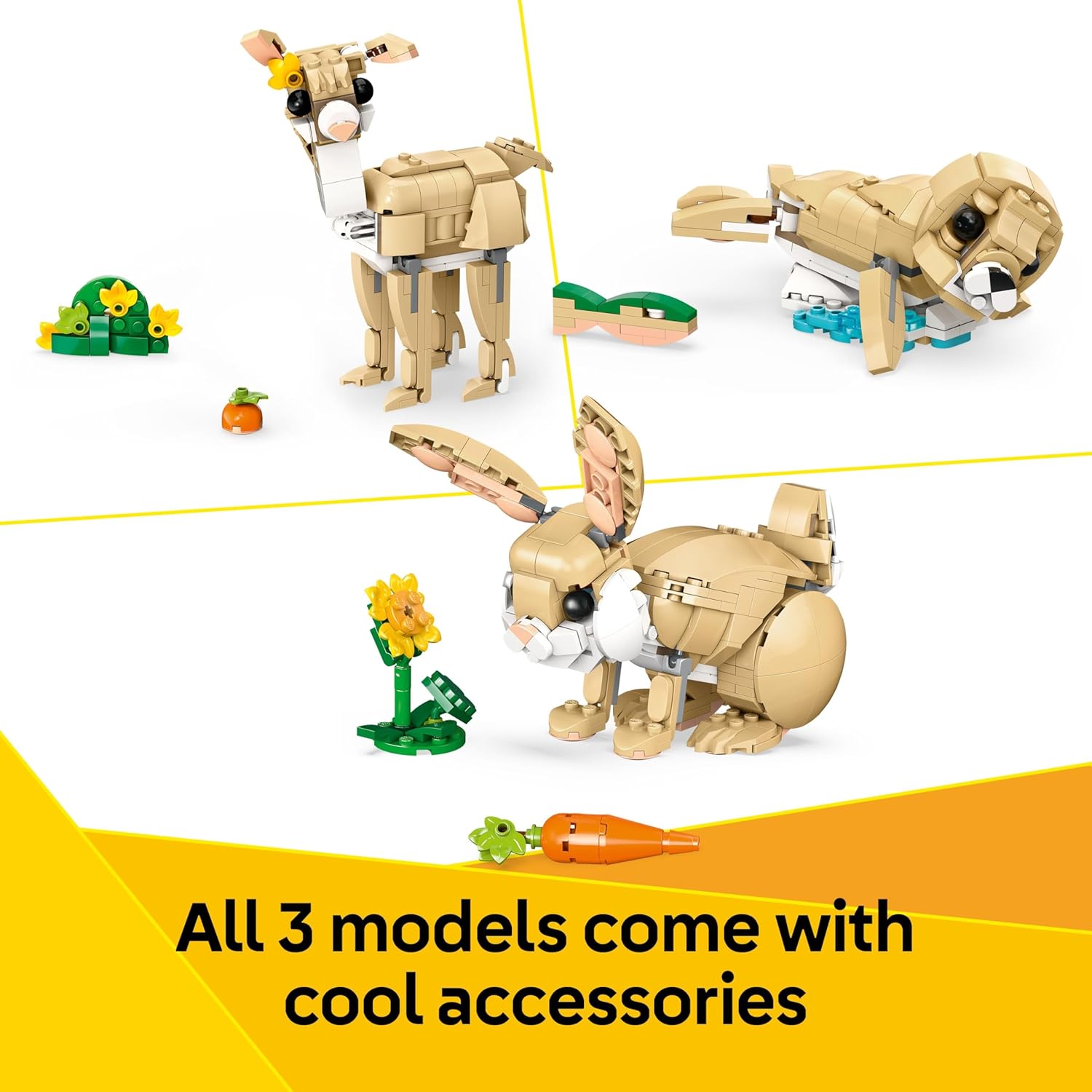 LEGO Creator 3 in 1 - Cute Bunny / Llama / Seal - 31162