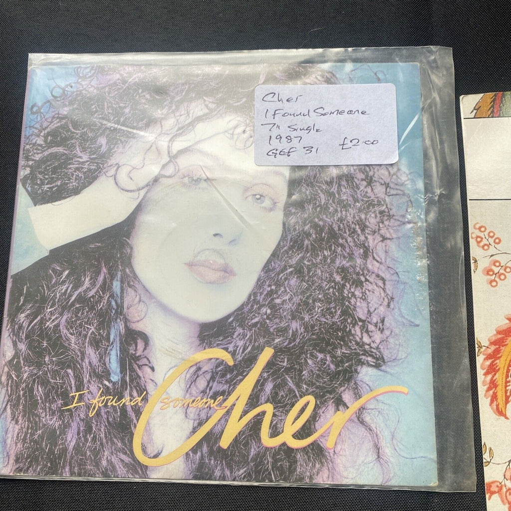 Vinyl Records 7" Singles 5 x 80's Cher, The beautiful South, Bruce Willis -9442