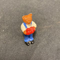 Warwick Miniatures Lead Free Pewter Vintage 4cm Teddy Bear with teapot - (9119)