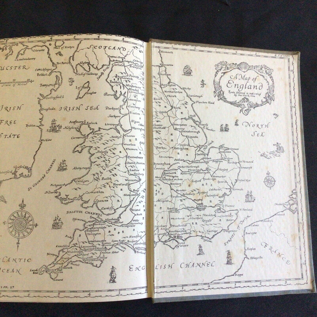 H.V Morton In Search of England Book 1945 print - (9728)