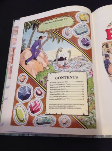 Rupert Annual - Express Newspapers - John Harold - Hardback - 1987 - (53)