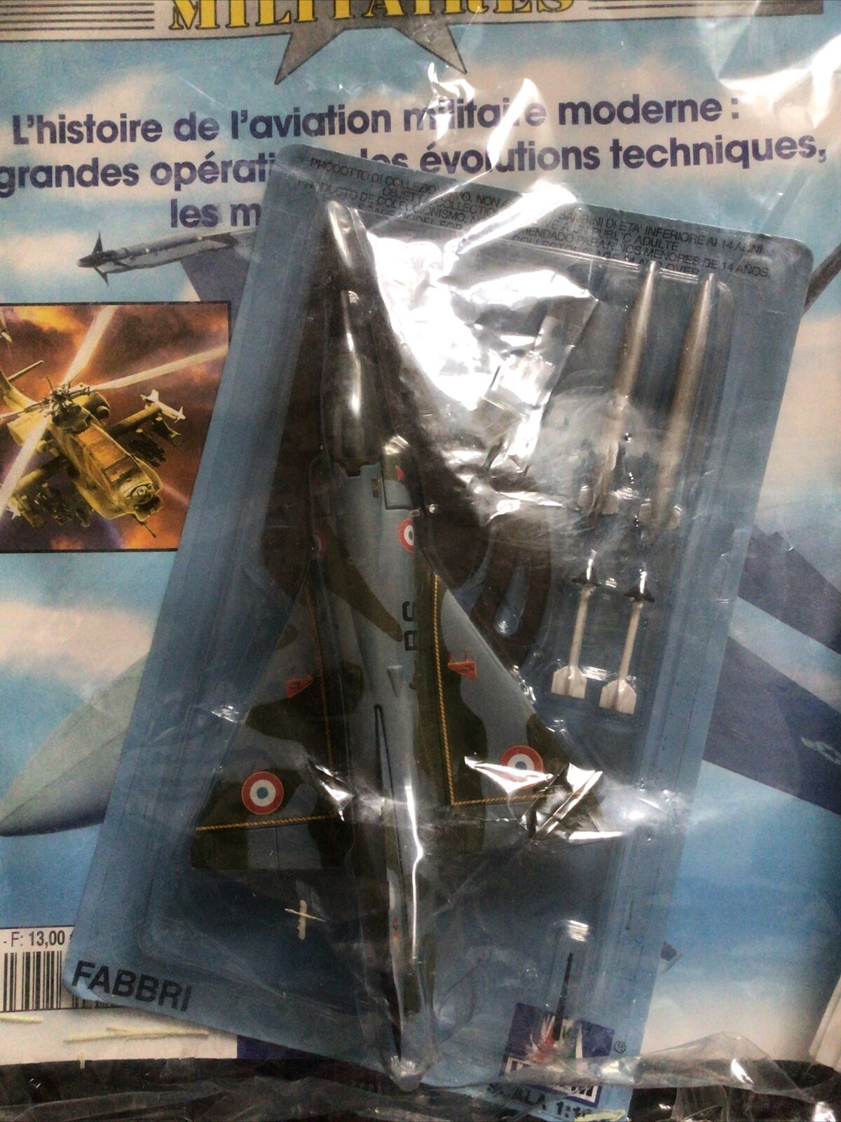 FABBRI Italeri Avions Militaires 2001 Mag & die cast MIRAGE III E (8565