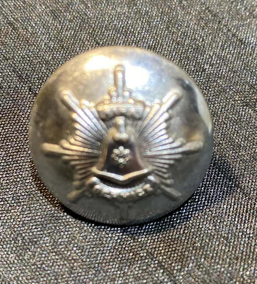 FIRE BRIGADE Vintage Tunic Button - EASTERN REGION Helmet on Star 25mm  (7604