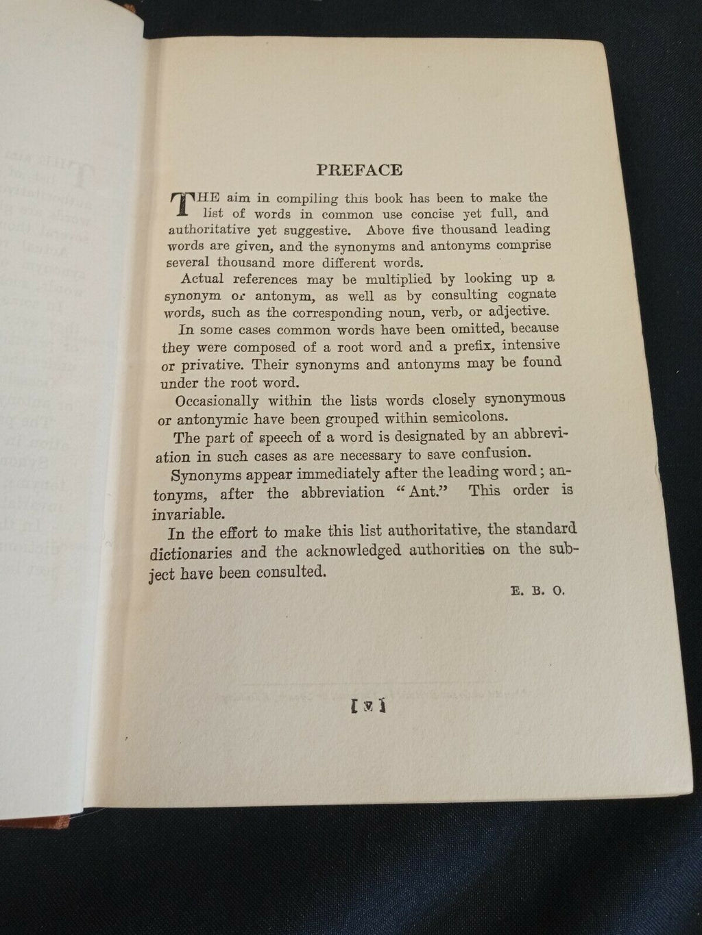 Synonyms and Antonyms by E.B.Ordway 1926 Hardback Harrap Publishers (7808)