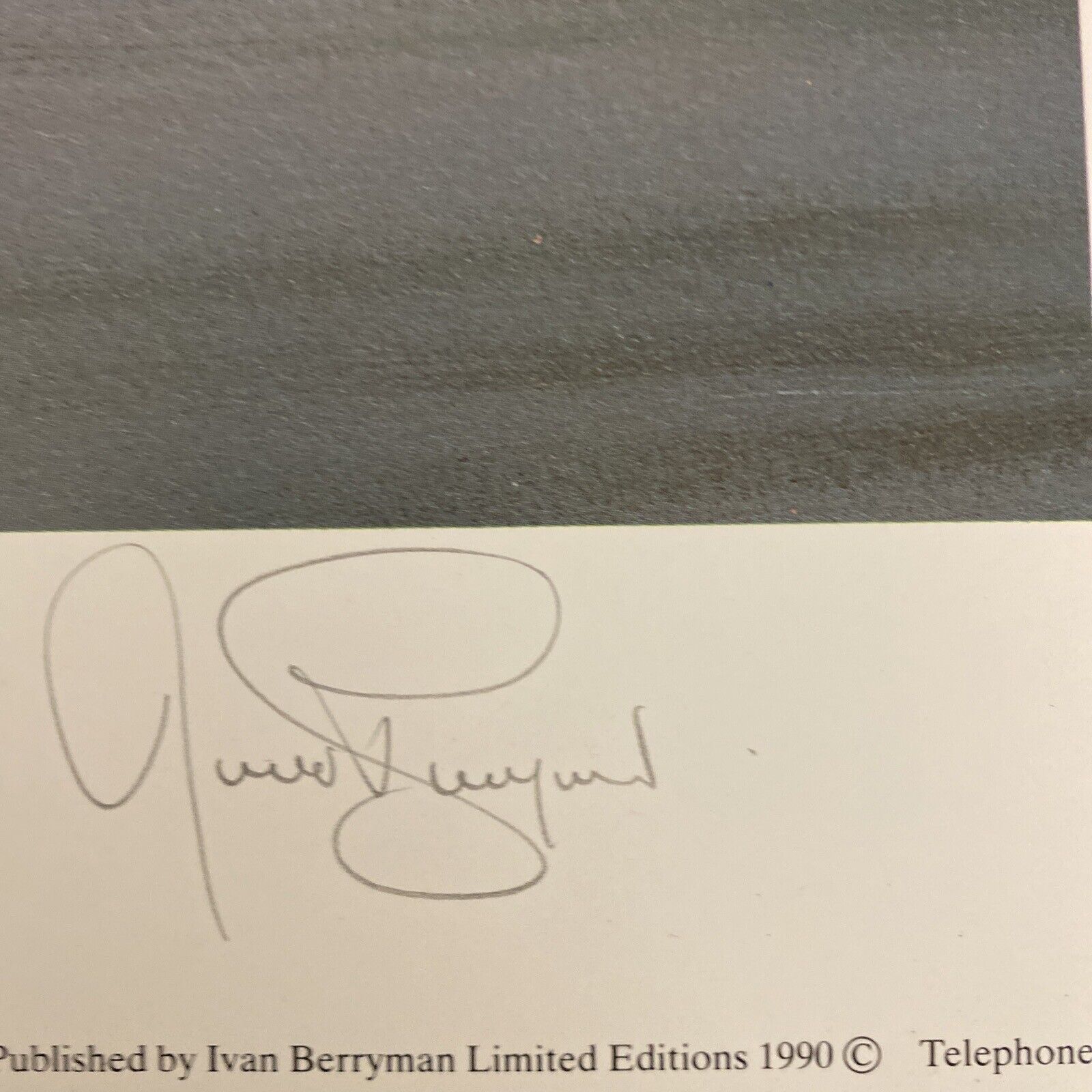 Hot Stuff by Ivan Berryman Ltd Edition /500 print 1990 F1 Nigel Mansell Fiat