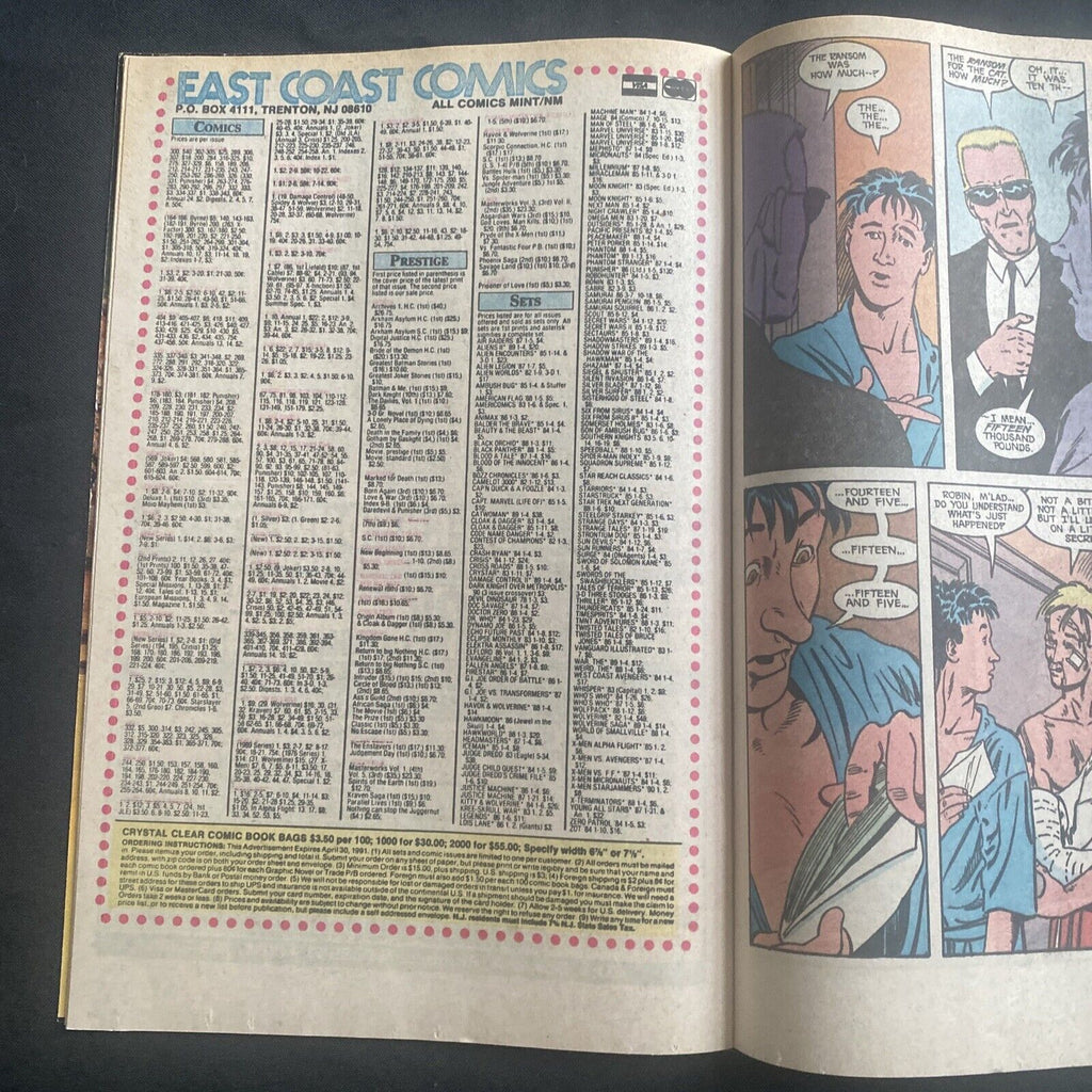 COMIC - DC Comics Justice League EUROPE - Jan 1991 - Batman - (8785)