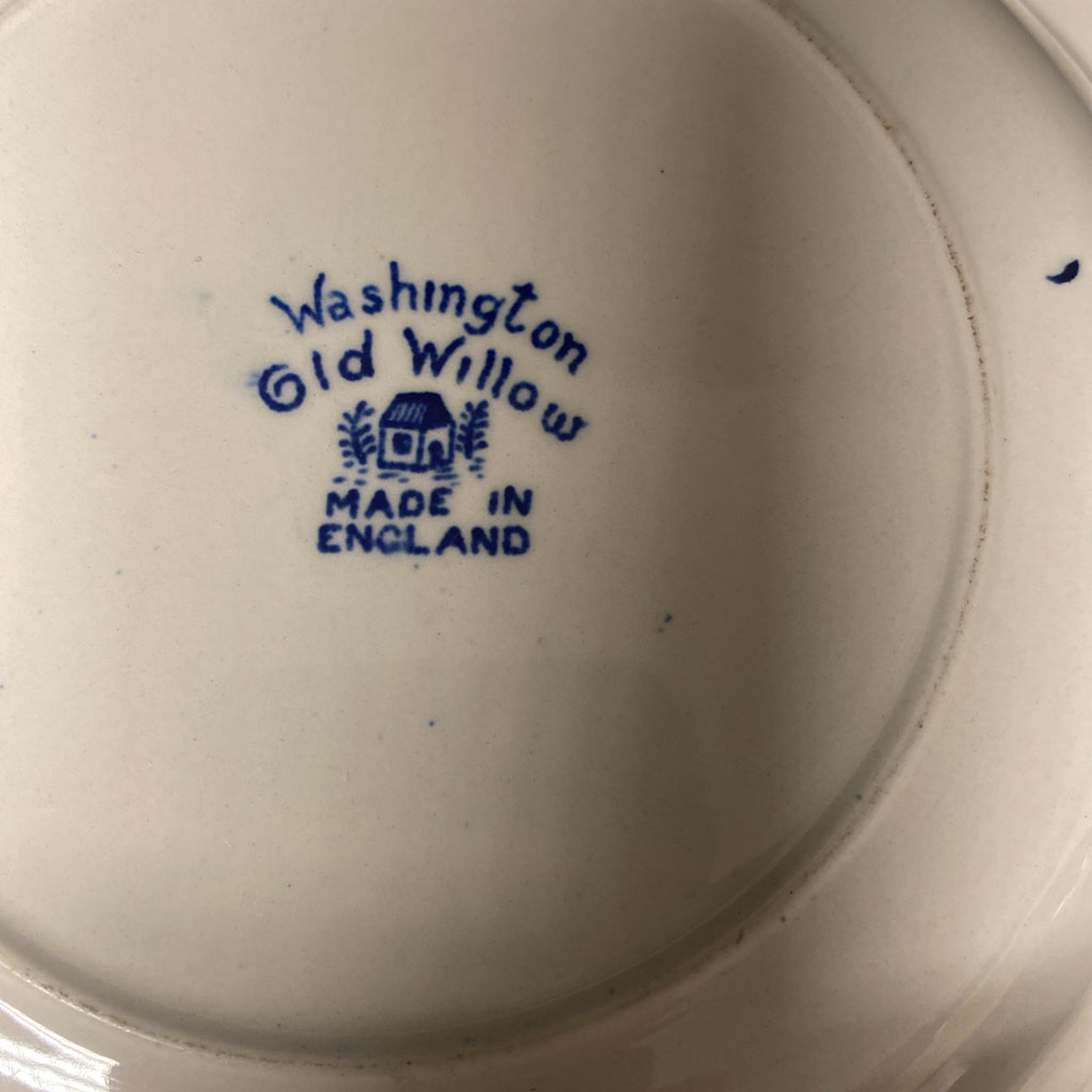 Washington Old Willow Bowl 22.5cm Made in England Ex. Cond - (1714)