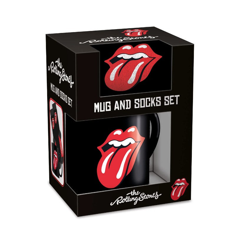 Mug and Sock Set - The Rolling Stones tongue - Gift Set