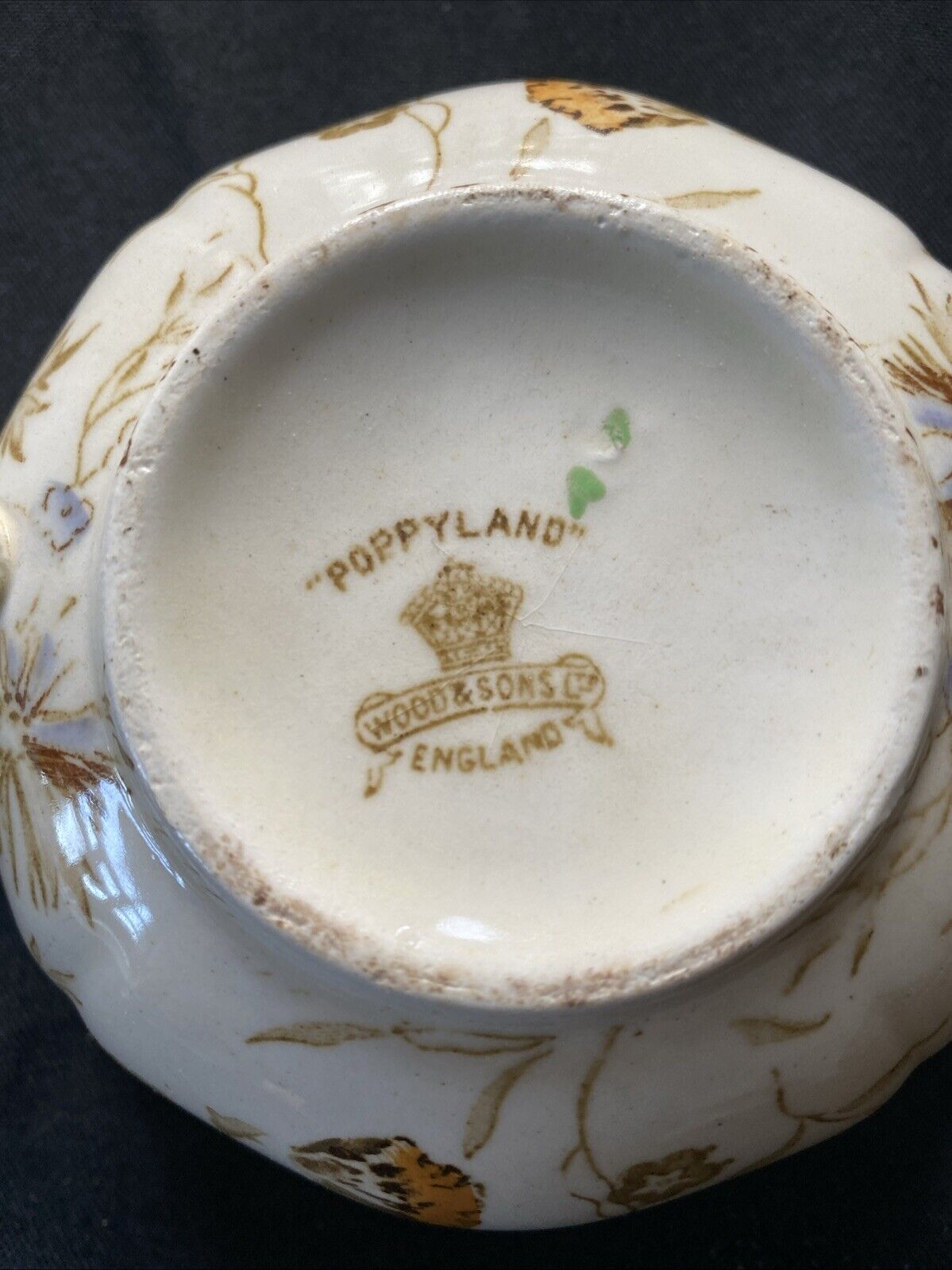 Antique Wood and Sons Poppyland Two Handled Bowl 1891-1908 (5877)