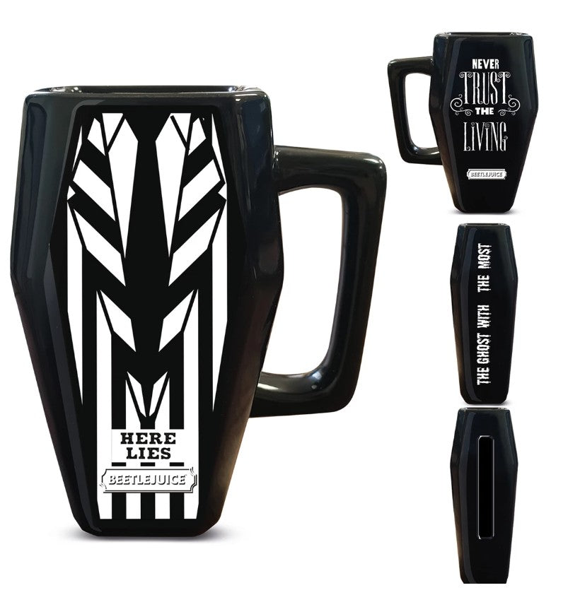Mug Boxed Ceramic shaped Coffin Mug - Beetlejuice