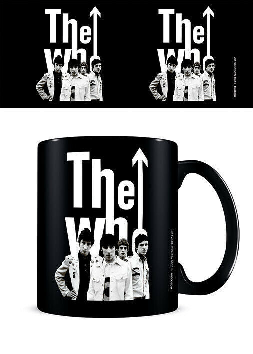 MUG Boxed Ceramic - MUSIC - The Who 1964 Band - Black Mug