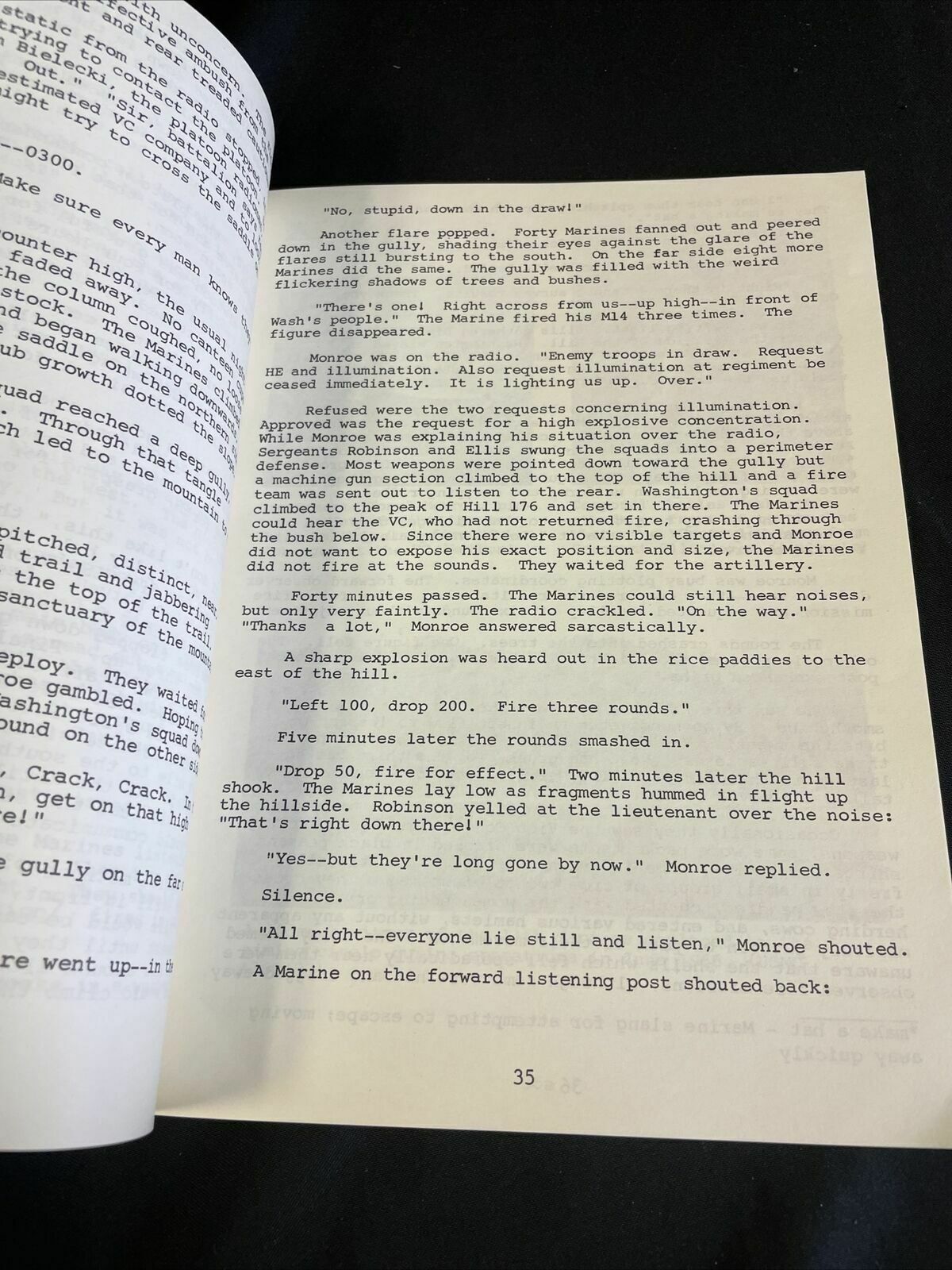 US Navy Marine Corp Reference Pamphlet SMALL UNIT ACTION IN VIETNAM 1966 - (8243